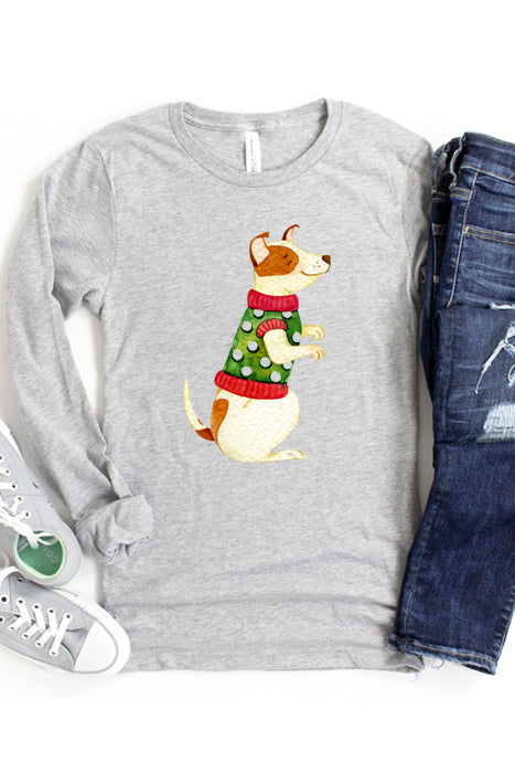 Christmas Dog 4022_longsleeve - Korvel