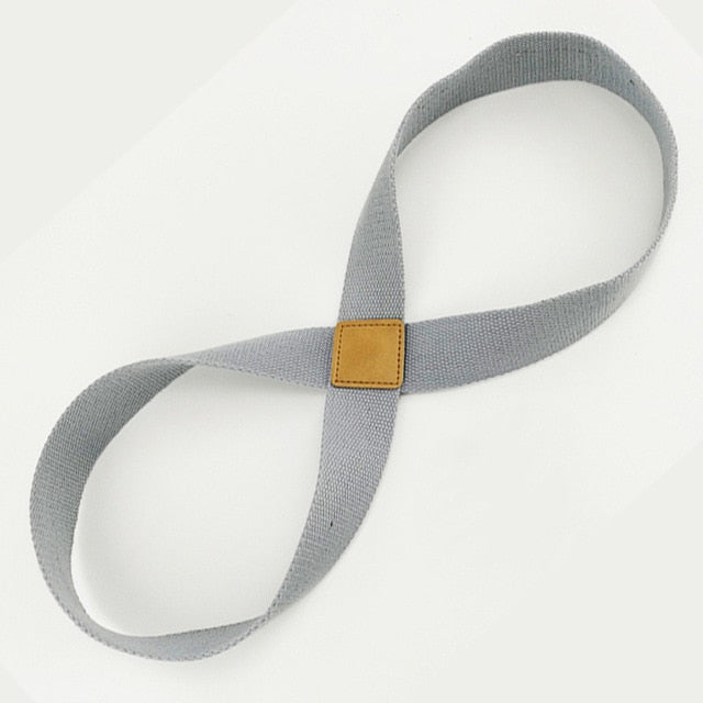 Yoga Stretch Strap Belt 8-shaped Women Pull Up Bands Belt Rope for Wrist Training Gym Pilates Physical Therapy Fitness Equipment - Korvel