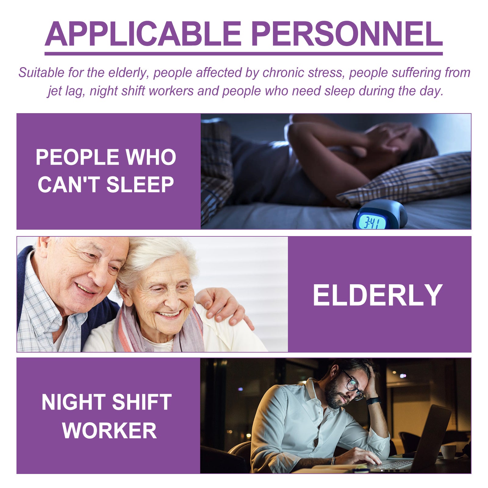 Essential Oil Goodnight Patch, Helps You Fall Asleep Quickly At Night And Relieves Body Muscle Fatigue And Stress Sleep Patch - Korvel