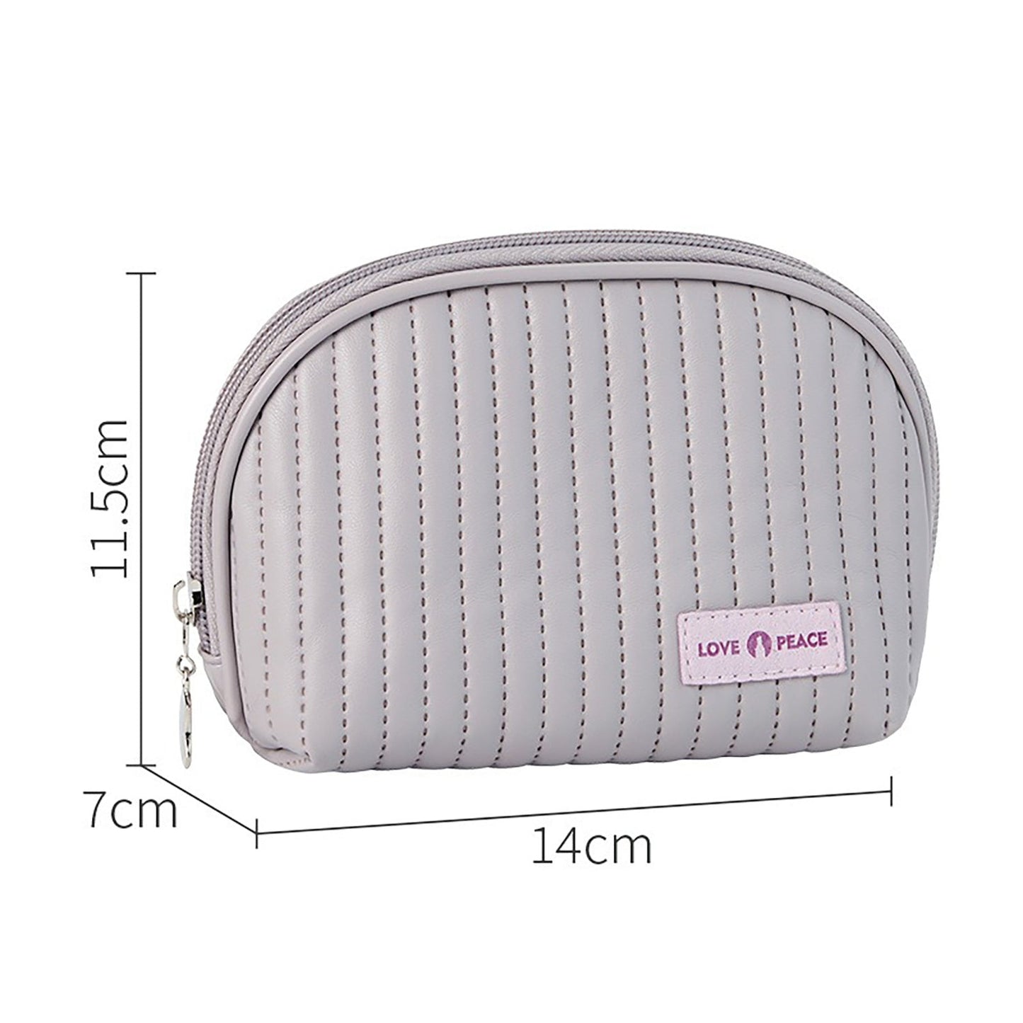 Conjunto de Neceseres Cosméticos Redondos Estilo Pastel para Viajes