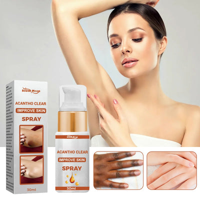 Acantho Clear Improve Skin Spray, Repair Black Spot, Elbow Knee Joint Black Whitening Skin Spray - Korvel
