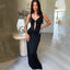 Style Strap Long Dress Women's Sexy Backless Hollow Pleated Dress - Korvel