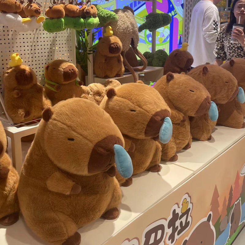 Kapibala plush toy oversized capybara plush toy pillow doll - Korvel