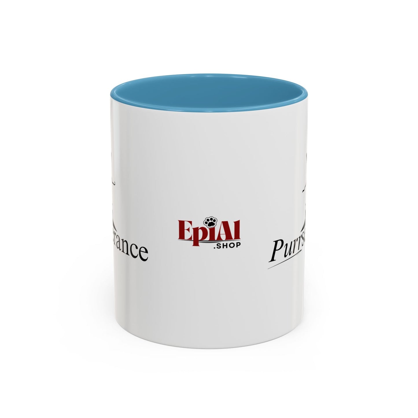 Purrseverance Accent Coffee Mug - Stylish & Functional