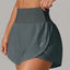 Shorts Actifs Taille Haute avec Poches