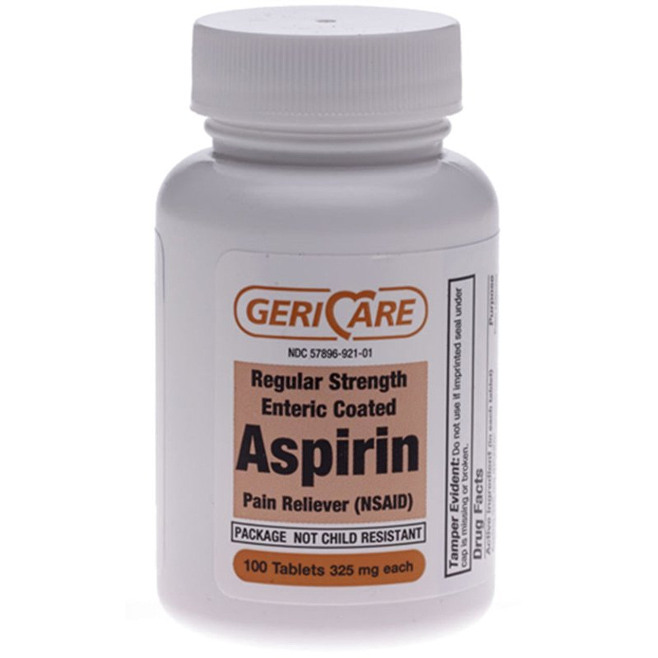 Geri-Care Aspirin EC 325 mg Comprimés - 1000 Compte
