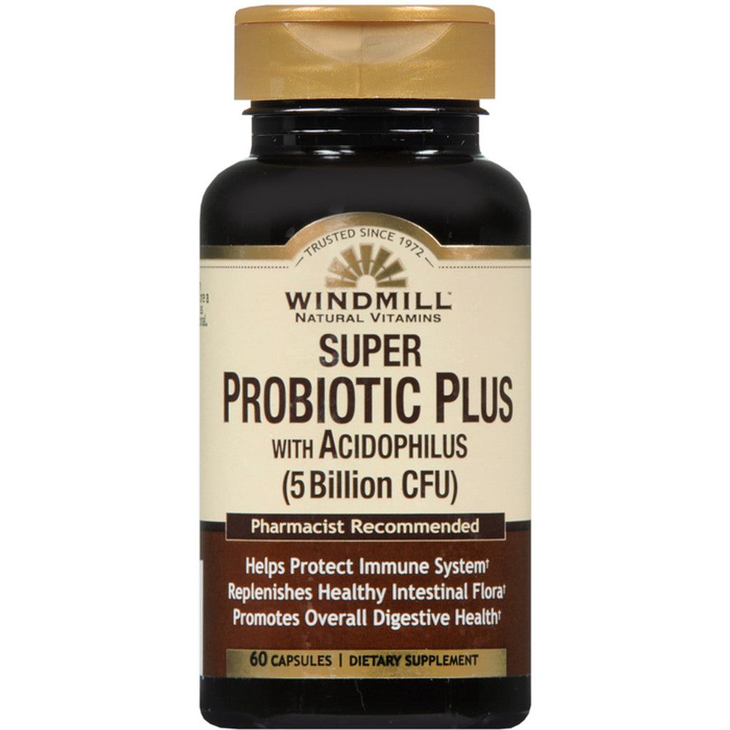 Windmill Super Probiotic Plus - Complejo Probiótico de 8 Cepas