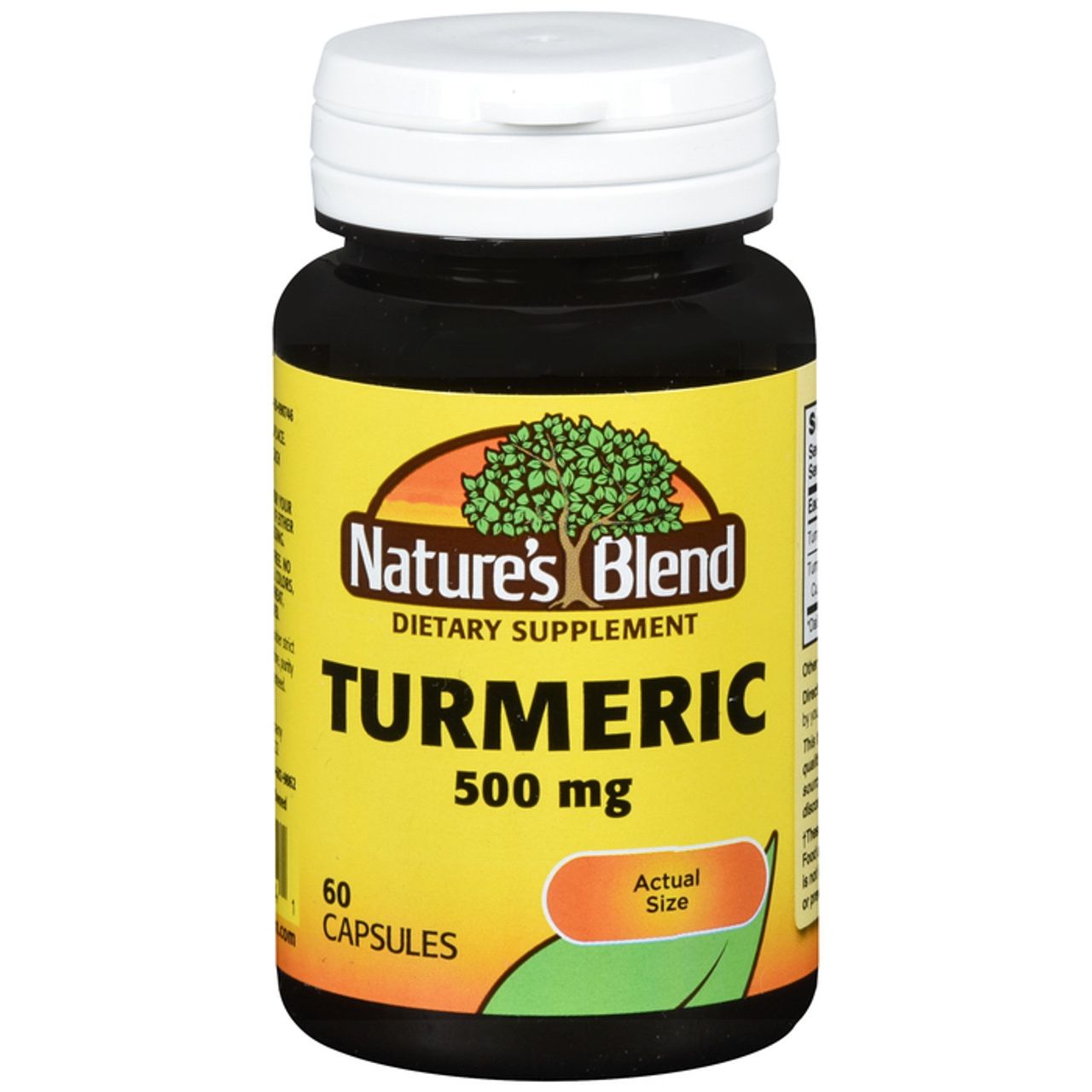 Cápsulas de Cúrcuma de Nature's Blend, 500 Mg - 60 Contenido