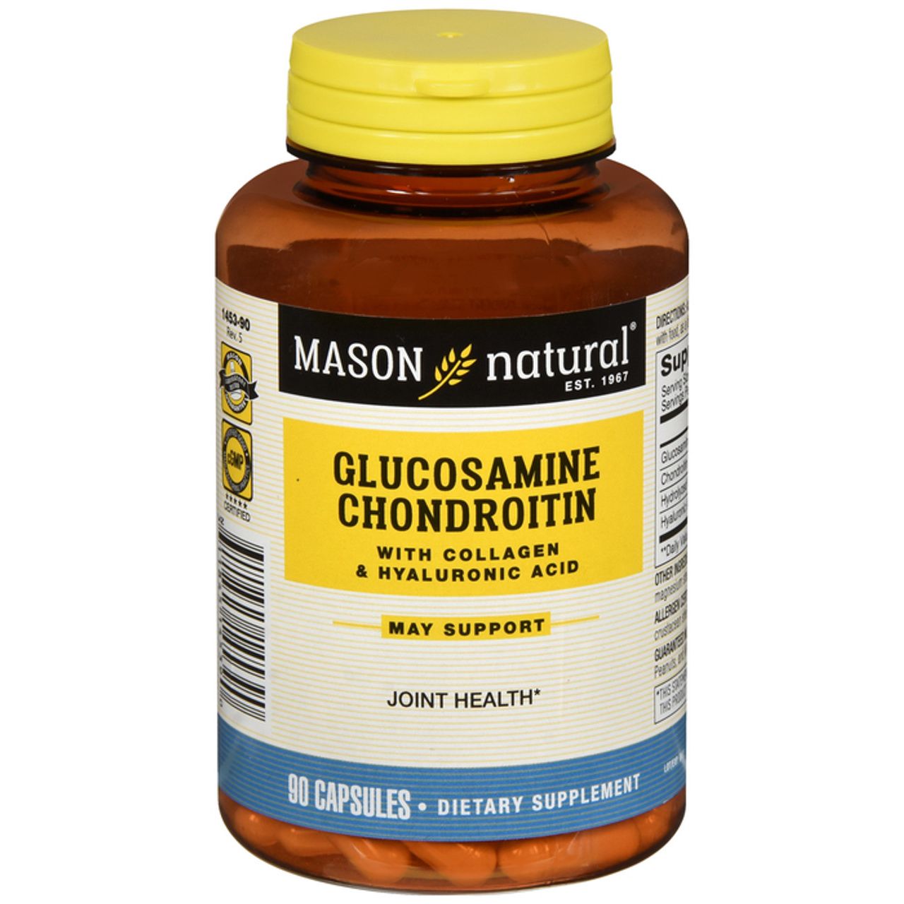Cápsulas Avanzadas de Glucosamina y Condroitina de Mason Natural