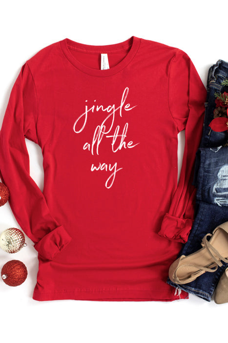 Jingle All the Way Long Sleeve Tee - Korvel
