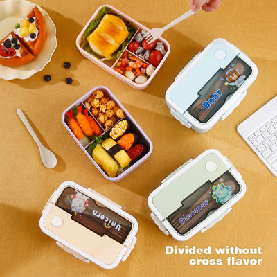 Cartoon fashion leak-proof sealed microwaveable lunch box lunch box lunch box - Korvel