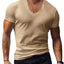 Men's Plus Size V-Neck Short Sleeve T-Shirt