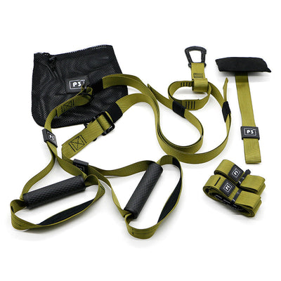 Suspension Training Strap - Adjustable, Wall Mount, Professional (TRX-style) - Korvel