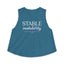 Stable Instability Epilepsy Awareness Crop Tank - Purple Ribbon