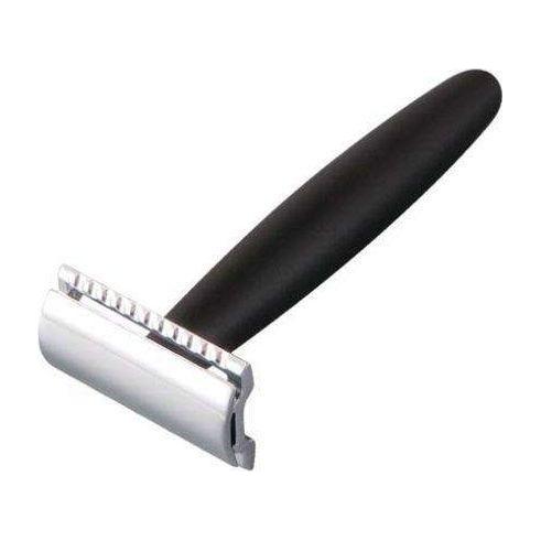 Merkur 44C Straight Razor with Chrome and Black Handle