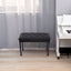 Elegant Piano Bench with Padded Cushion & Storage Compartment