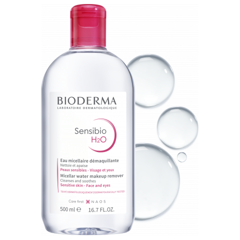 Bioderma Sensibio H2O Démaquillant 500ml - Nettoyage Doux