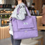 Foldable Travel Duffle Bag with Rhombus Design