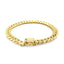 Pulsera Sólida Clásica Miami Cuban de Oro Amarillo de 14k - 8.25mm