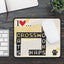 Purrfectly Designed Crosswords Cat-Themed Gaming Mouse Pad - Korvel