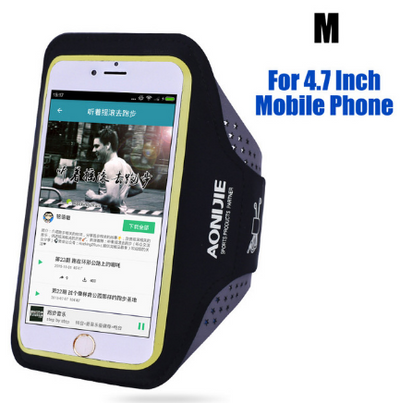 AONIJIE  Running Arm Pack Outdoor Sport Hiking Camping Gym Fitness 5.5 4.7 Inch Touch Screen iPhone 6S Mobile Phone Bag - Korvel