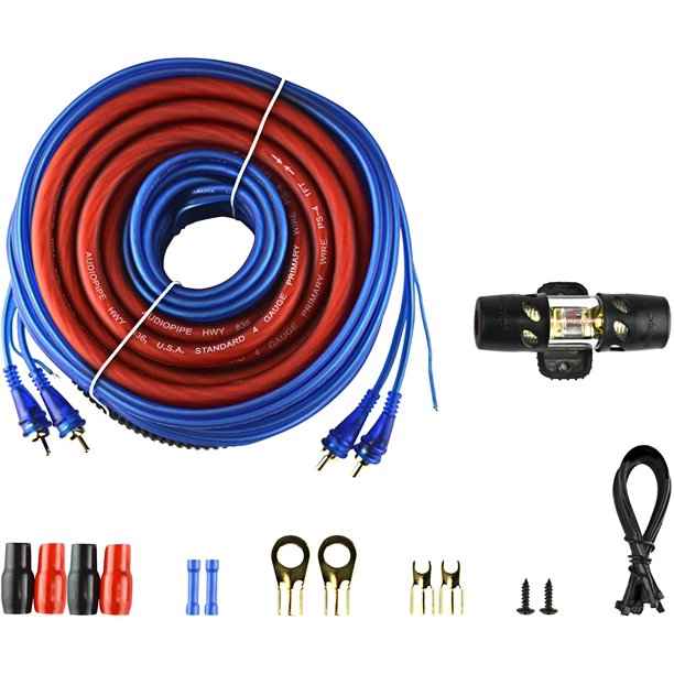 Premium Audiopipe PK-2100SX Car Amplifier Installation Kit - Korvel