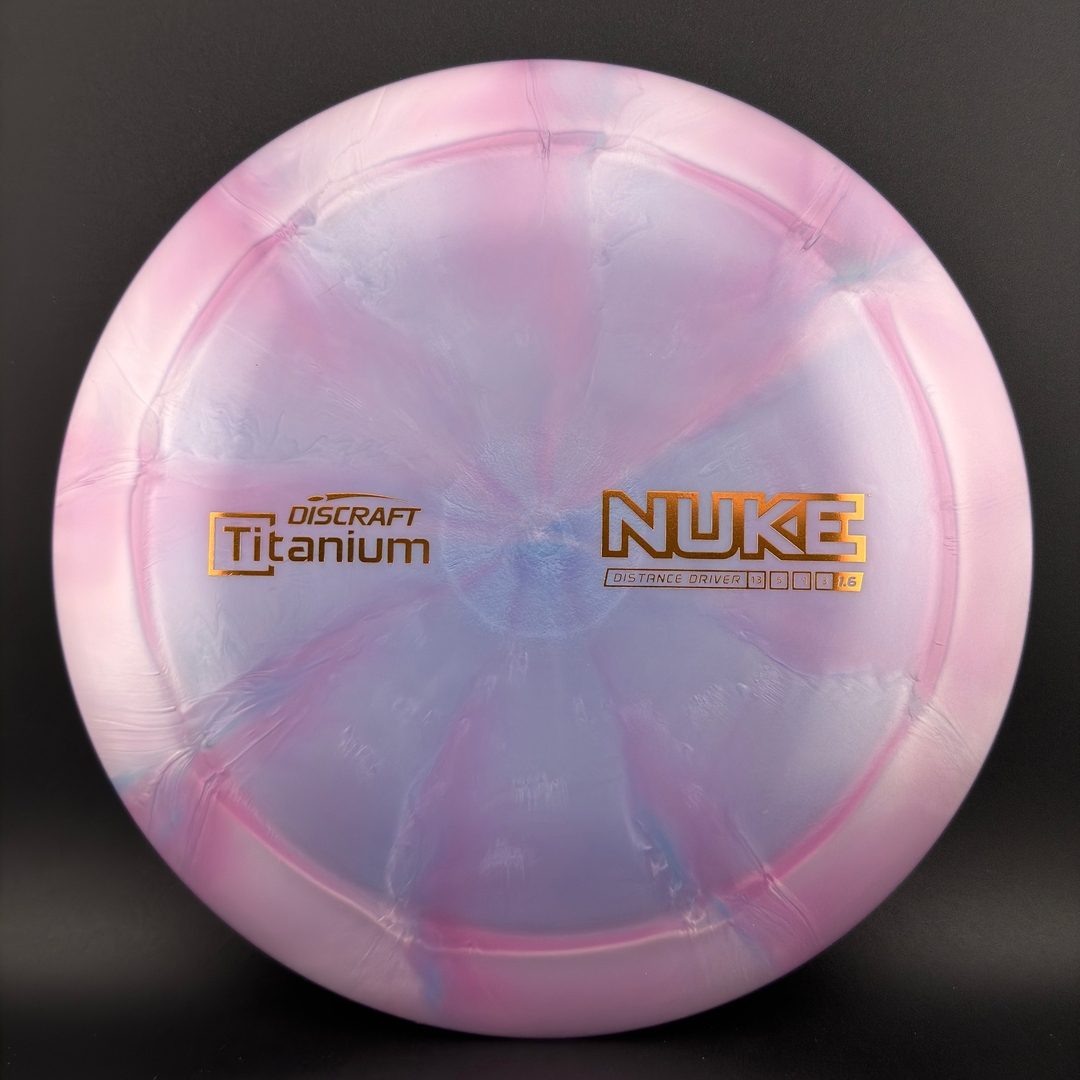 Titanium Swirl Nuke Disc Golf Driver