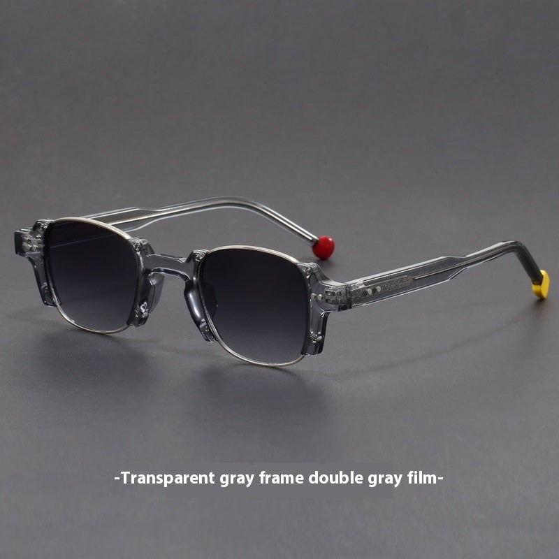 Retro Square Frame Sunglasses - European & American Style