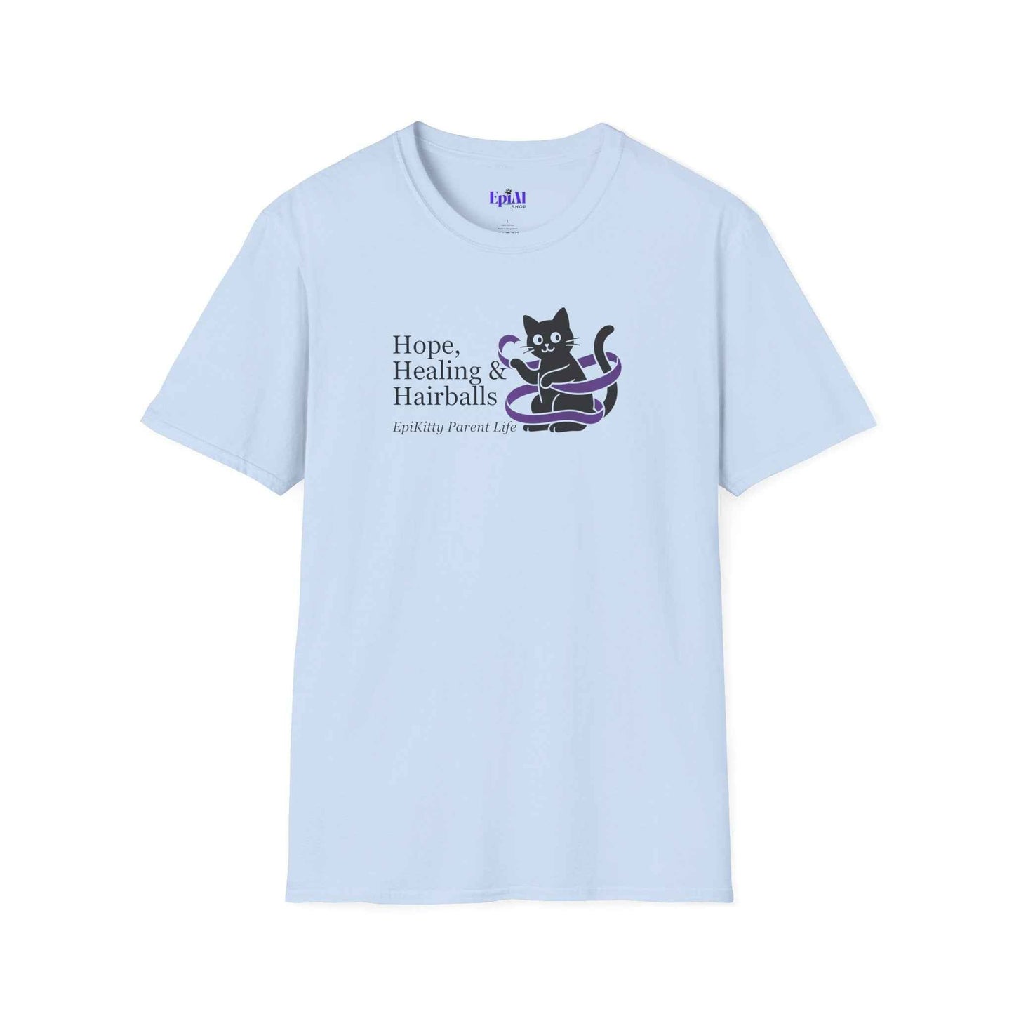 Hope & Hairballs Cat T-Shirt – Epikitty Parent Awareness Tee