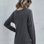 Waffle-Knit Surplice Long Sleeve Top