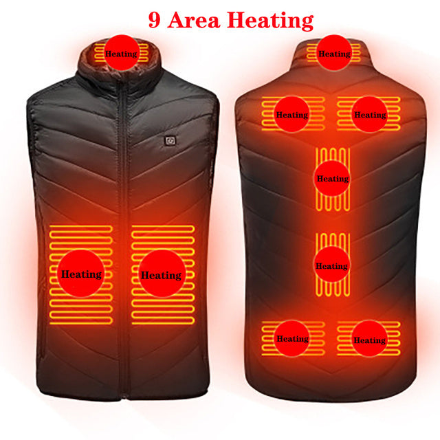 Premium Heated Vest with USB Charging for Winter Comfort
