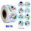 Christmas gift stickers decorative sealing sticker Merry Christmas Reward Self-adhesive labels Children's Day party - Korvel