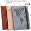 World Map Passport Case with Anti-Magnetic Features