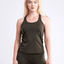 JupiterGear Women's Long Sports Tank Top with Mesh Panels