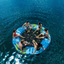 Hamaca Redonda WOW Sports Aqua Haven de 10 pies