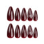 Bow wear manicure long almond nails fake nails - Korvel