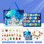 DIY creative children's bracelet jewelry 24-grid calendar Christmas holiday surprise blind box silver set - Korvel