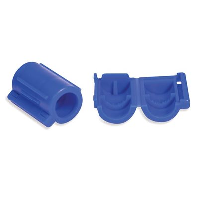 Tapas Azules a Prueba de Manipulación para Puertos de Adición (Paquete de 100)