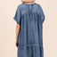Robe Mini Surdimensionnée avec Design Boho pour Femmes