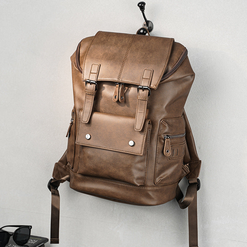 Mochila Retro Casual para Hombre de Gran Capacidad