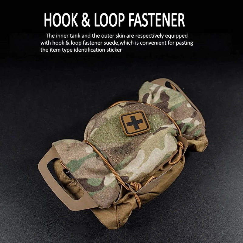 Tactical Military Pouch MOLLE Rapid Deployment First-aid Kit Survival Outdoor Hunting Emergency Bag Camping Medical Kit - Korvel