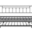 Retro Black Metal Double Bed with Flexible Ear Shaft