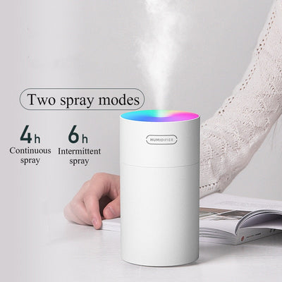 Colorful Cup Ultrasonic Air Humidifier with LED Light