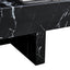 A modern and practical coffee table made of MDF material with black patterns - Korvel