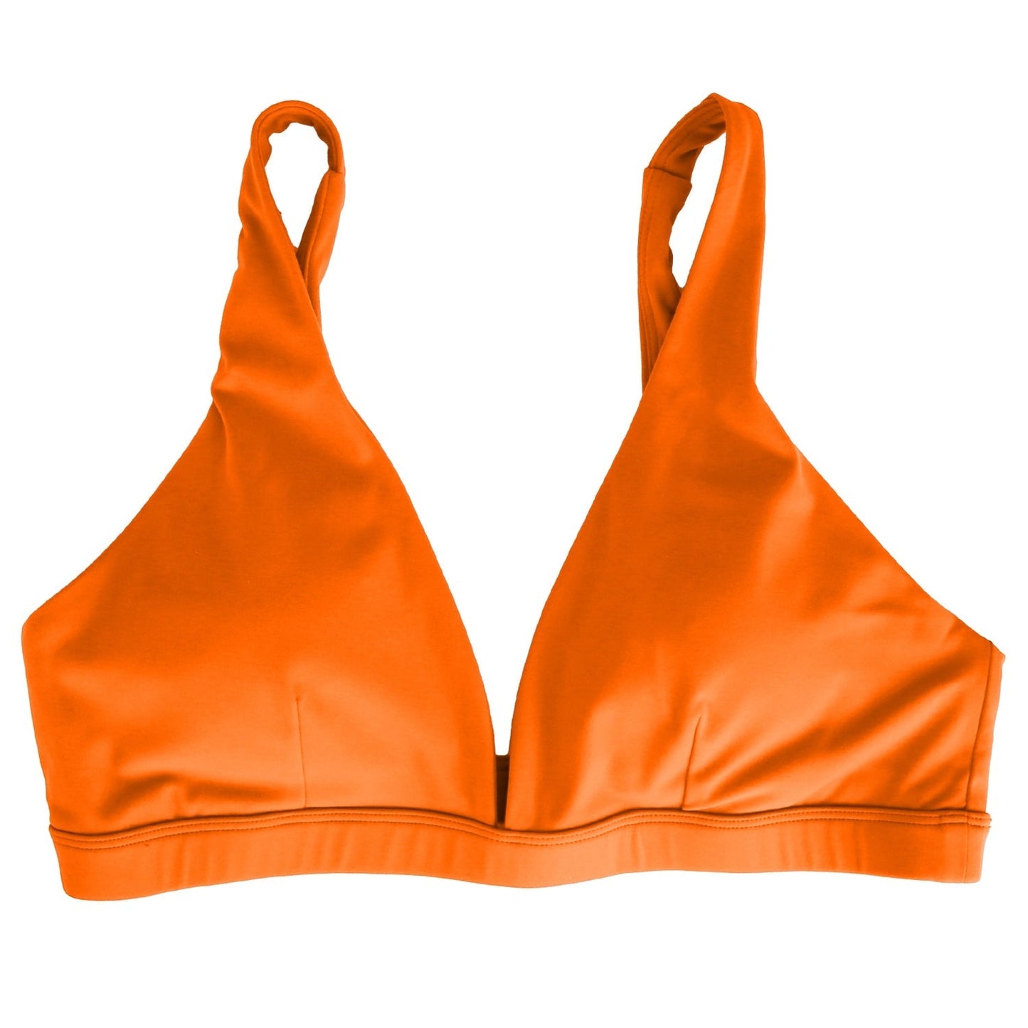 Women Deep V-Neck Sports Bra with U-Shaped Back