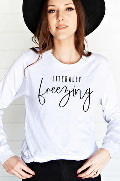 Literally Freezing Long Sleeve T-Shirt - Korvel