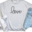 Cursive Love Cozy Sweatshirt - Korvel