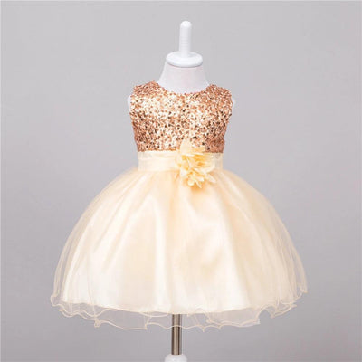 Robe à sequins élégante pour bébé pour les occasions spéciales