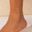 Beach Anklet Star Butterfly Chain Imitation Pearl Foot Chain Ocean Wind Shell Dolphin Foot Jewelry - Korvel