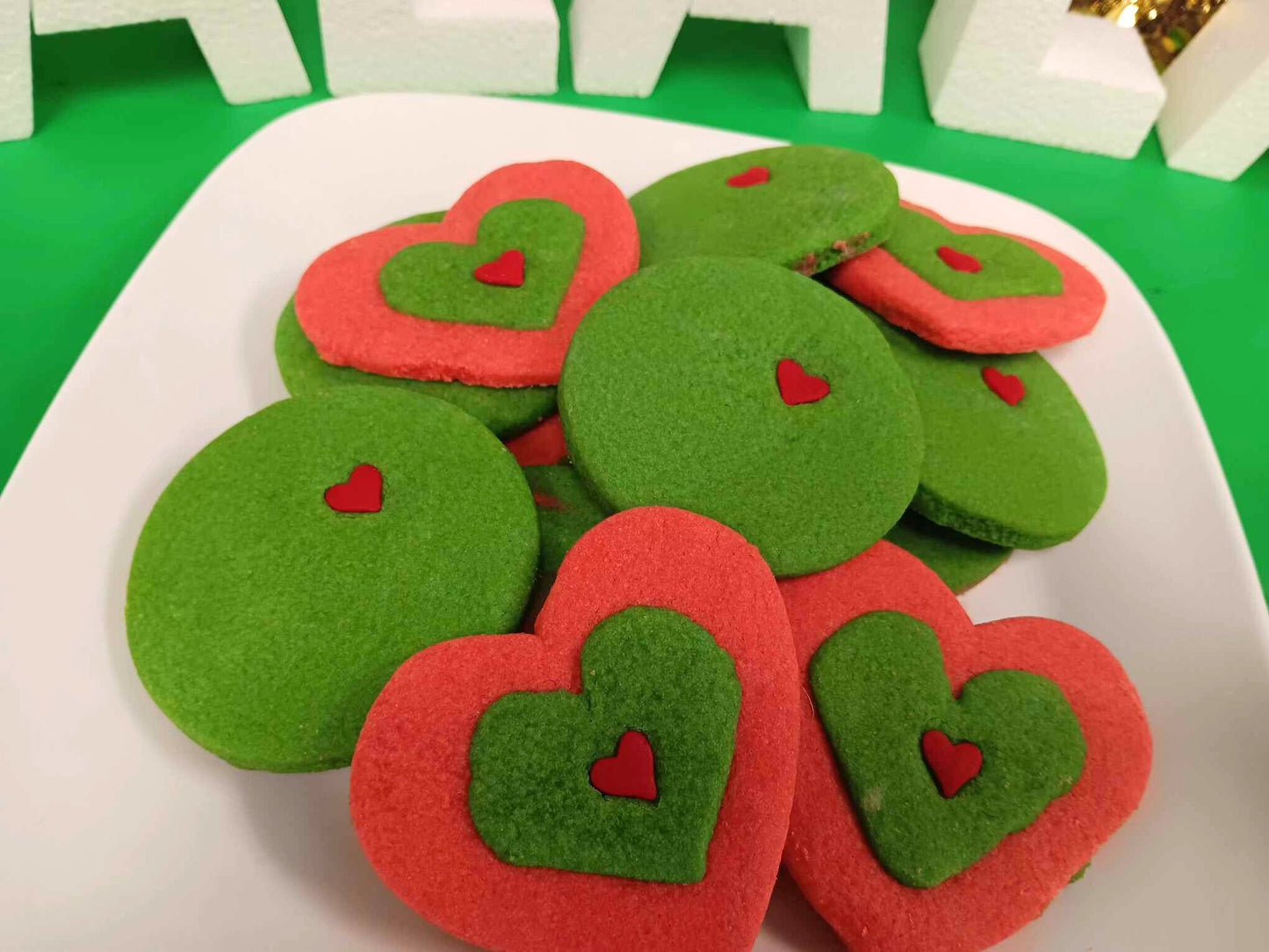 Red Heart Shapes - Various Styles for Baking